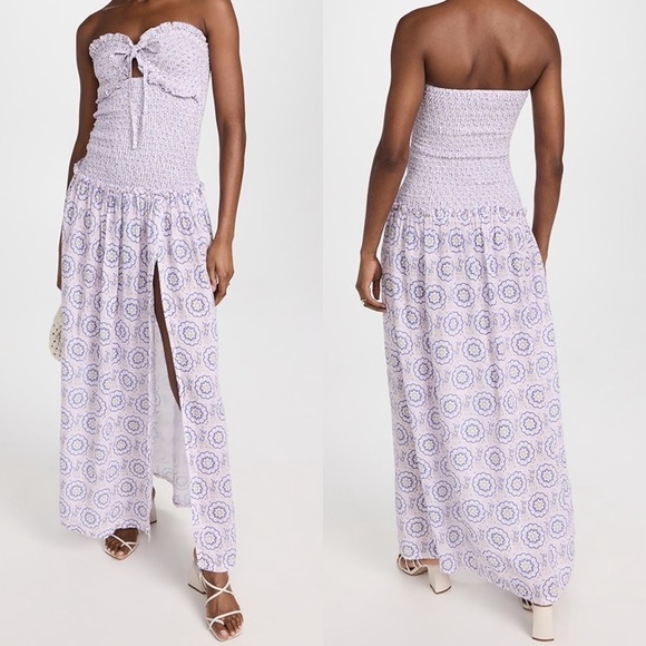 Temptation Positano Linen Garitta Dress Garden Pink / Pois Pink XL NWT - Picture 1 of 9